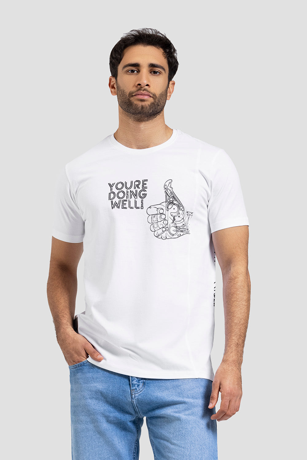 Crew Neck Printed T-shirt