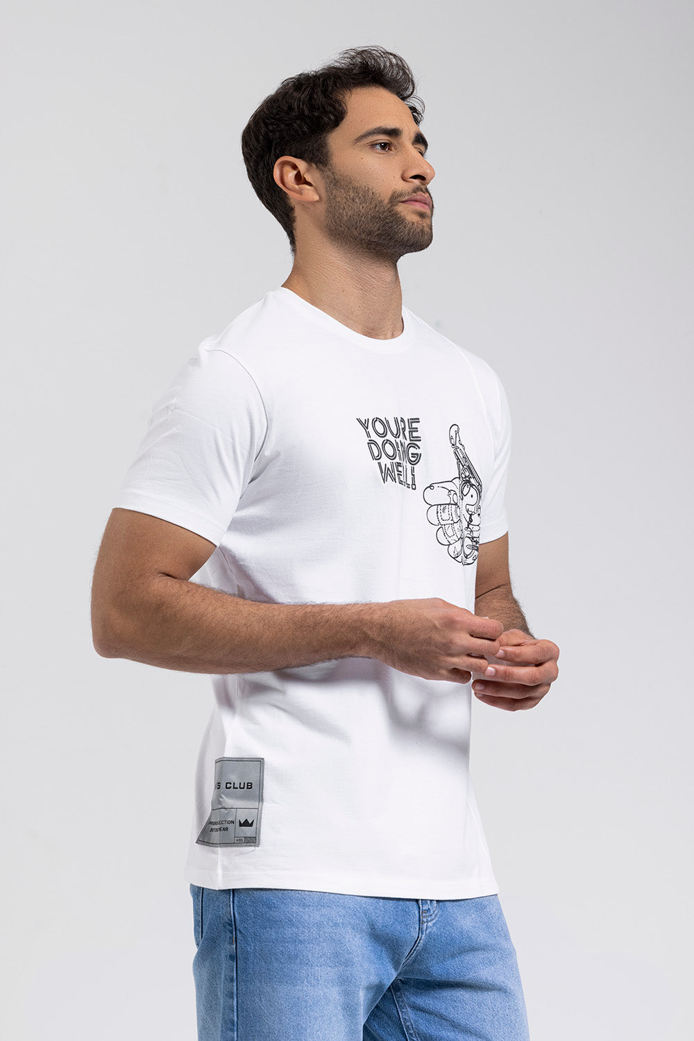 Crew Neck Printed T-shirt