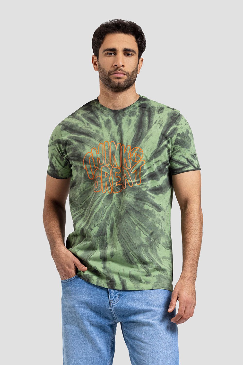 Crew Neck Printed T-shirt