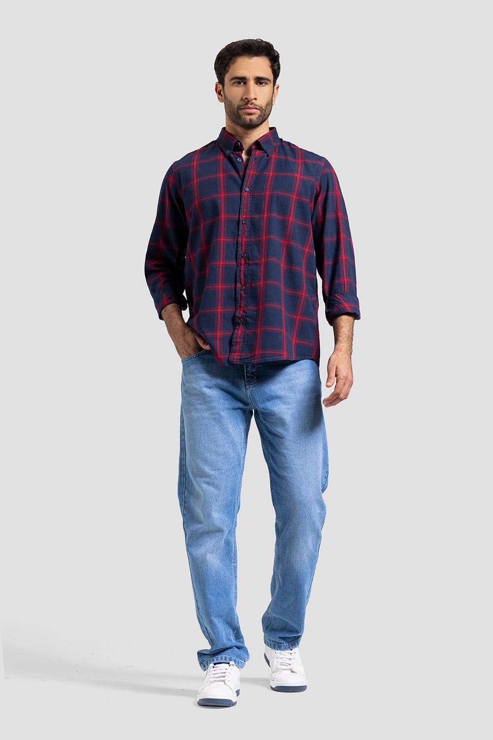 Slim Fit Checked Shirt