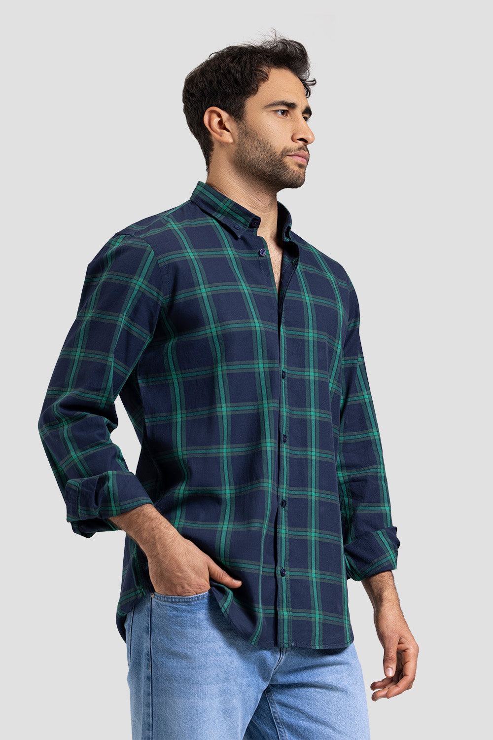 Slim Fit Checked Shirt