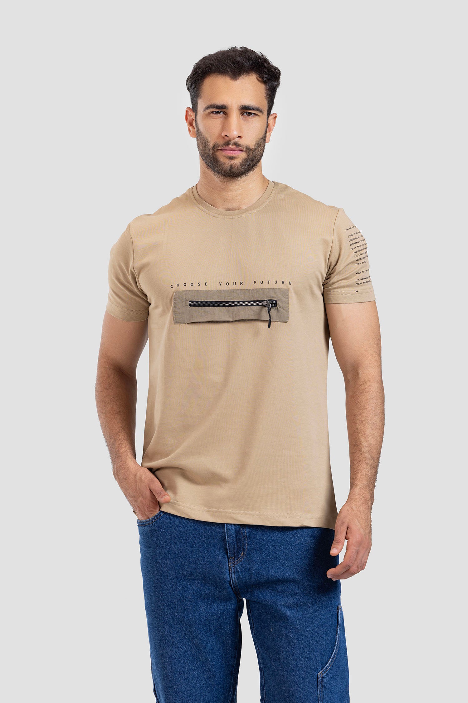 Crew Neck Printed T-shirt