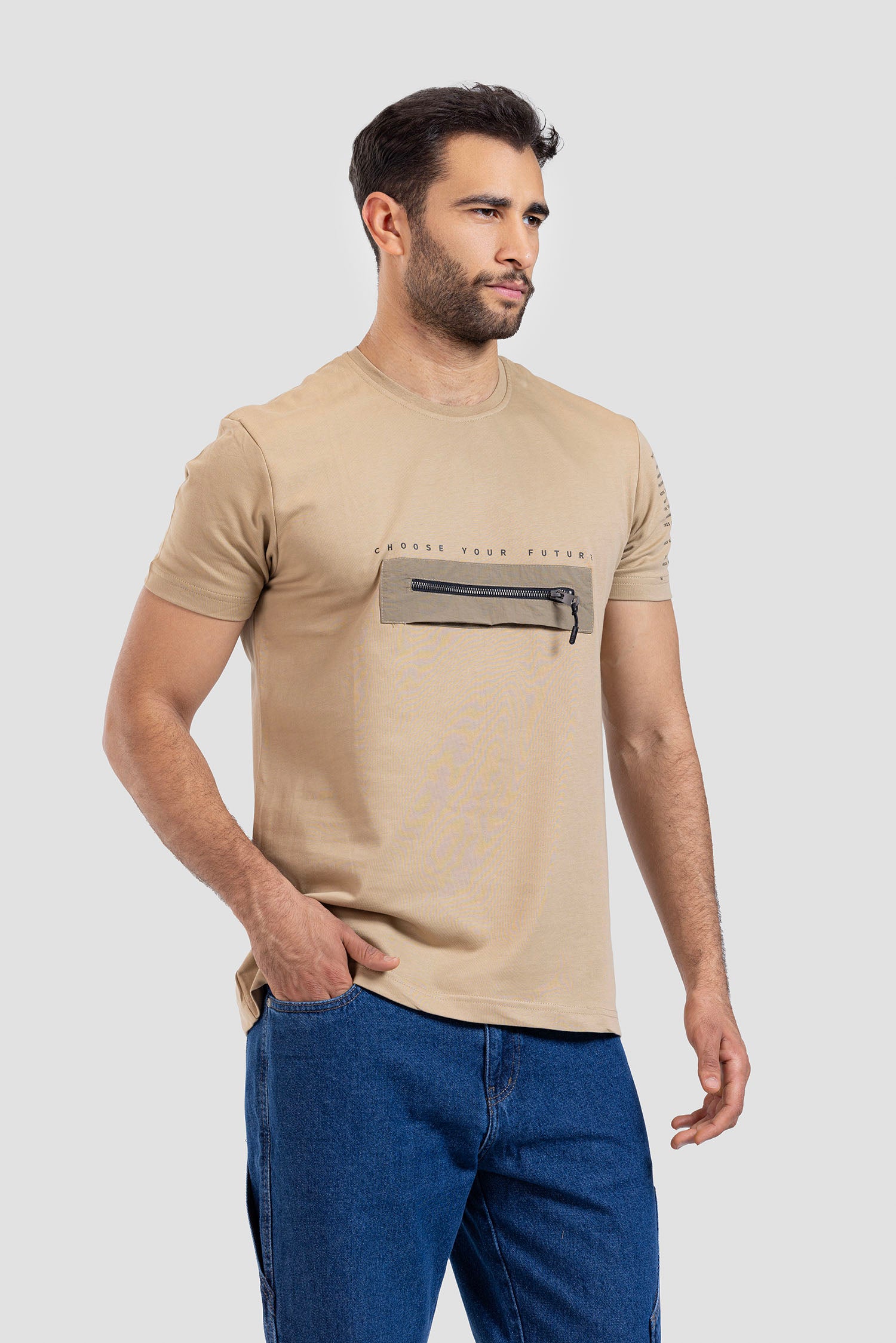 Crew Neck Printed T-shirt