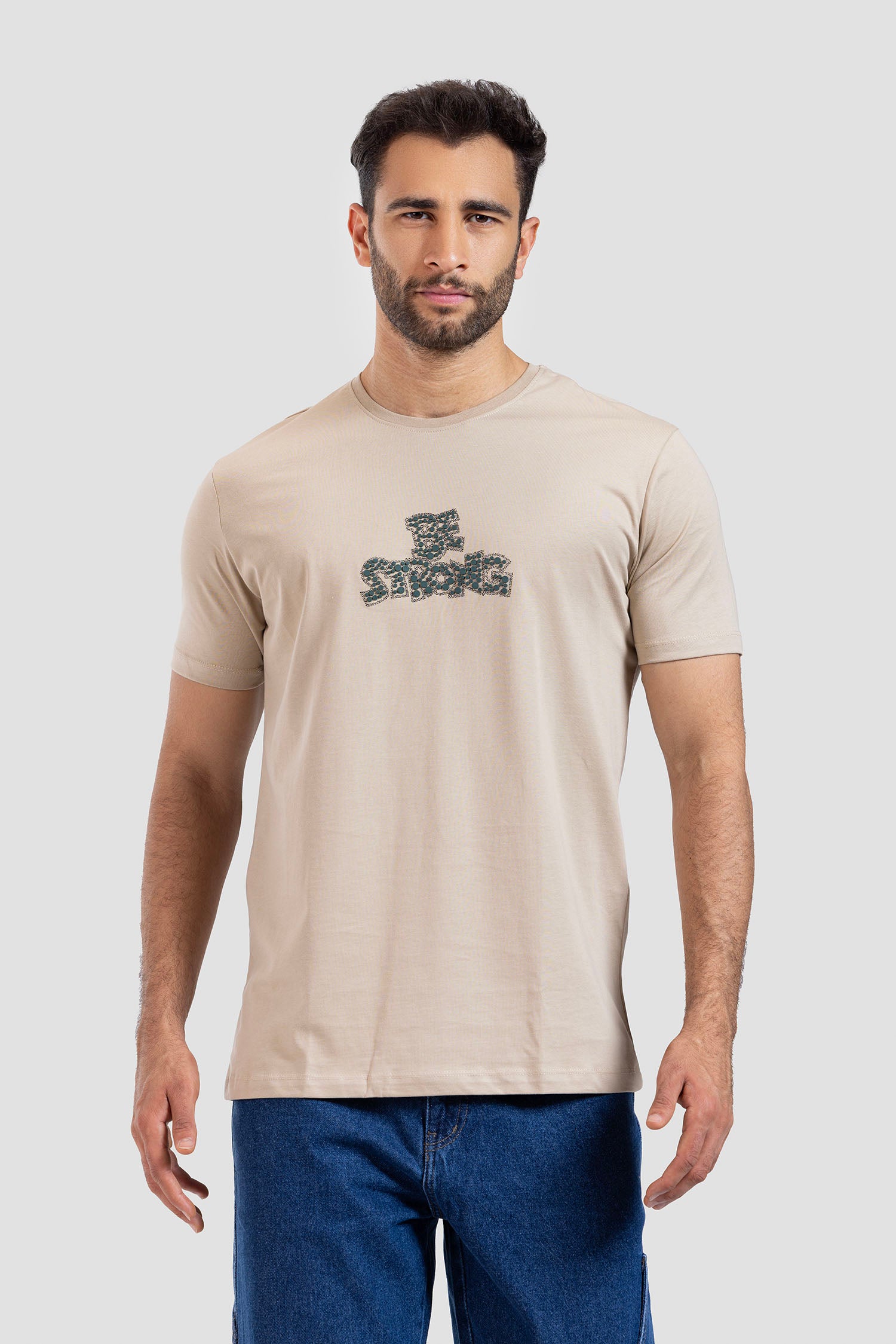 Crew Neck Printed T-shirt