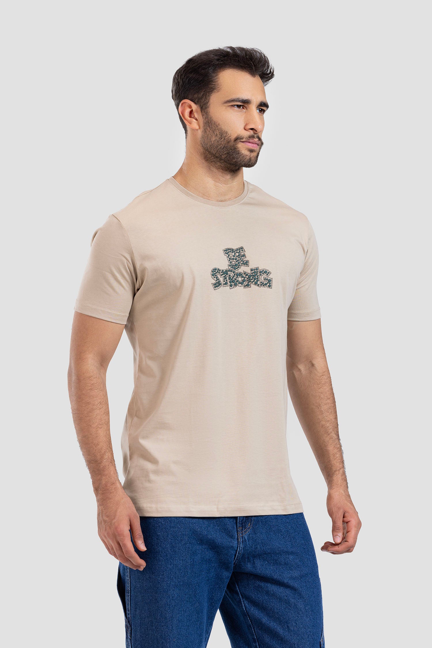 Crew Neck Printed T-shirt