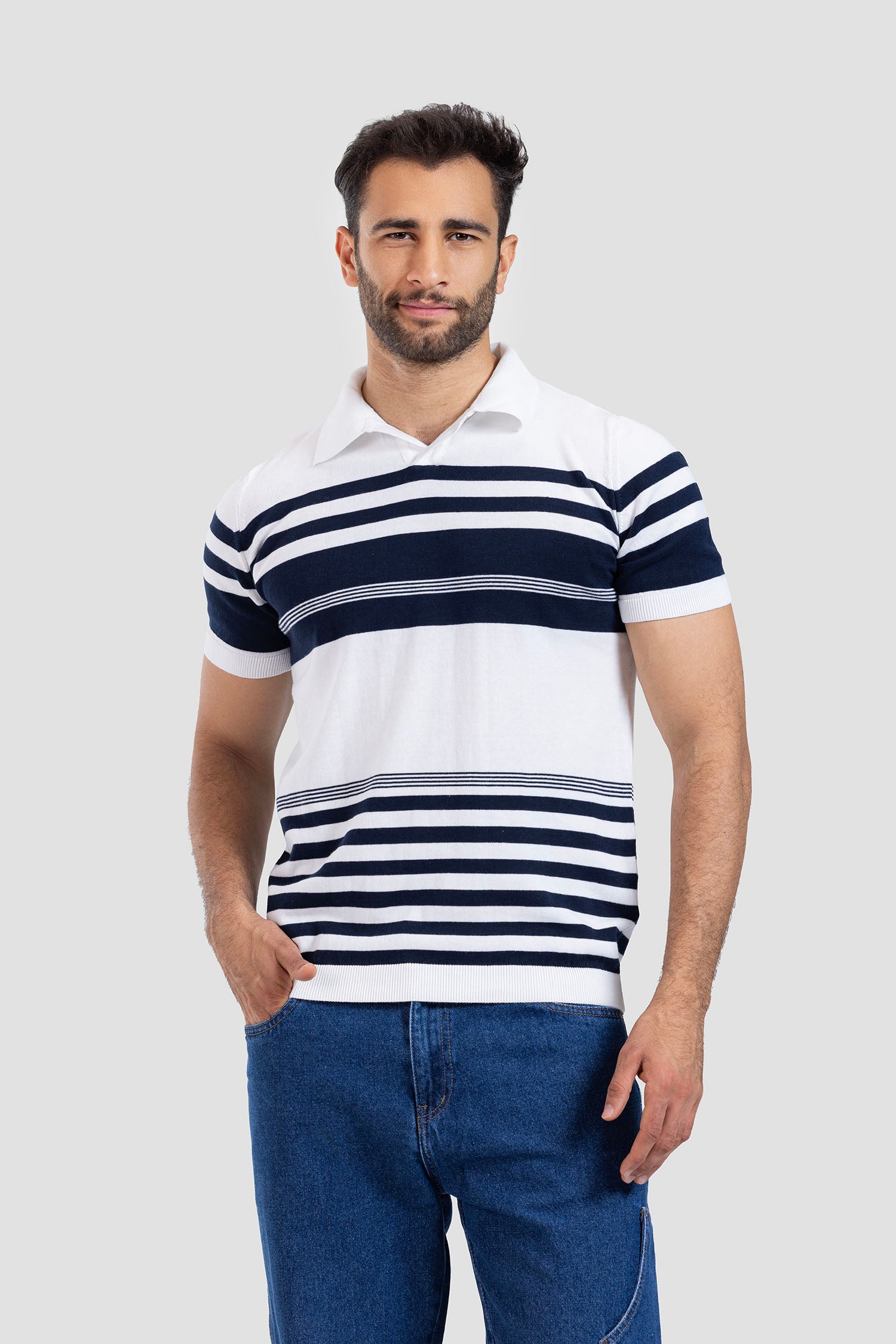 Knitted Polo Shirt