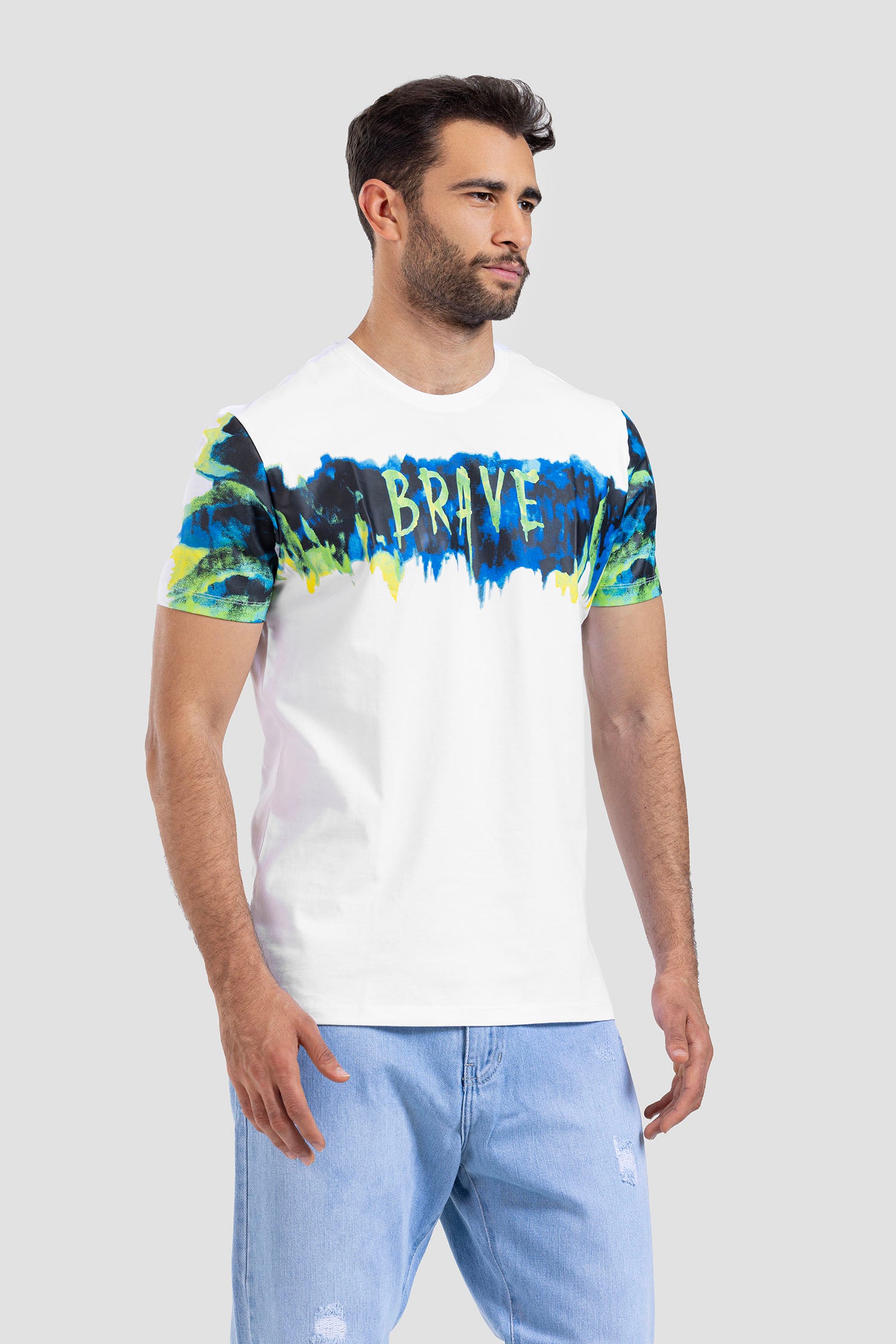 Crew Neck Printed T-shirt