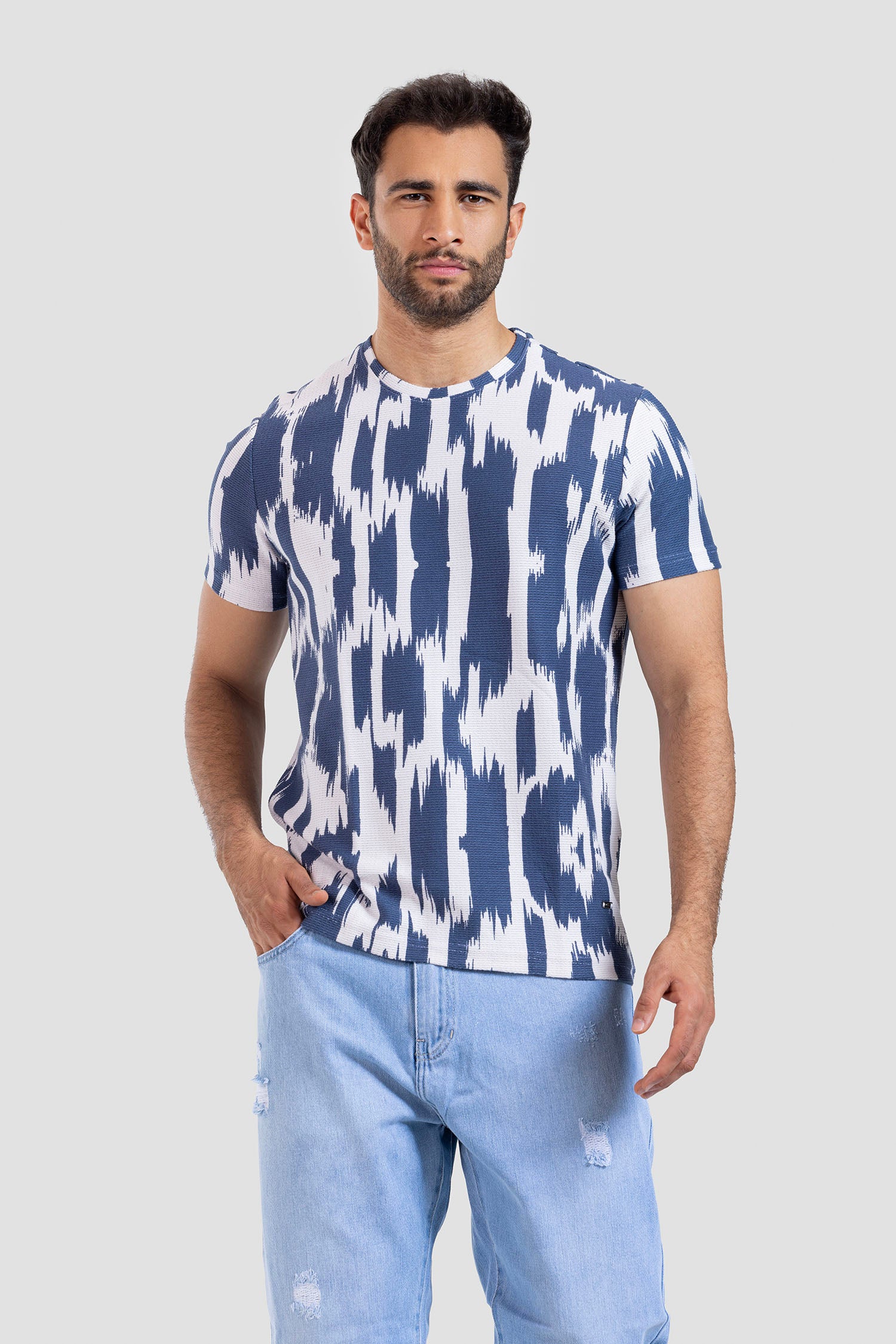 Crew Neck Printed T-shirt