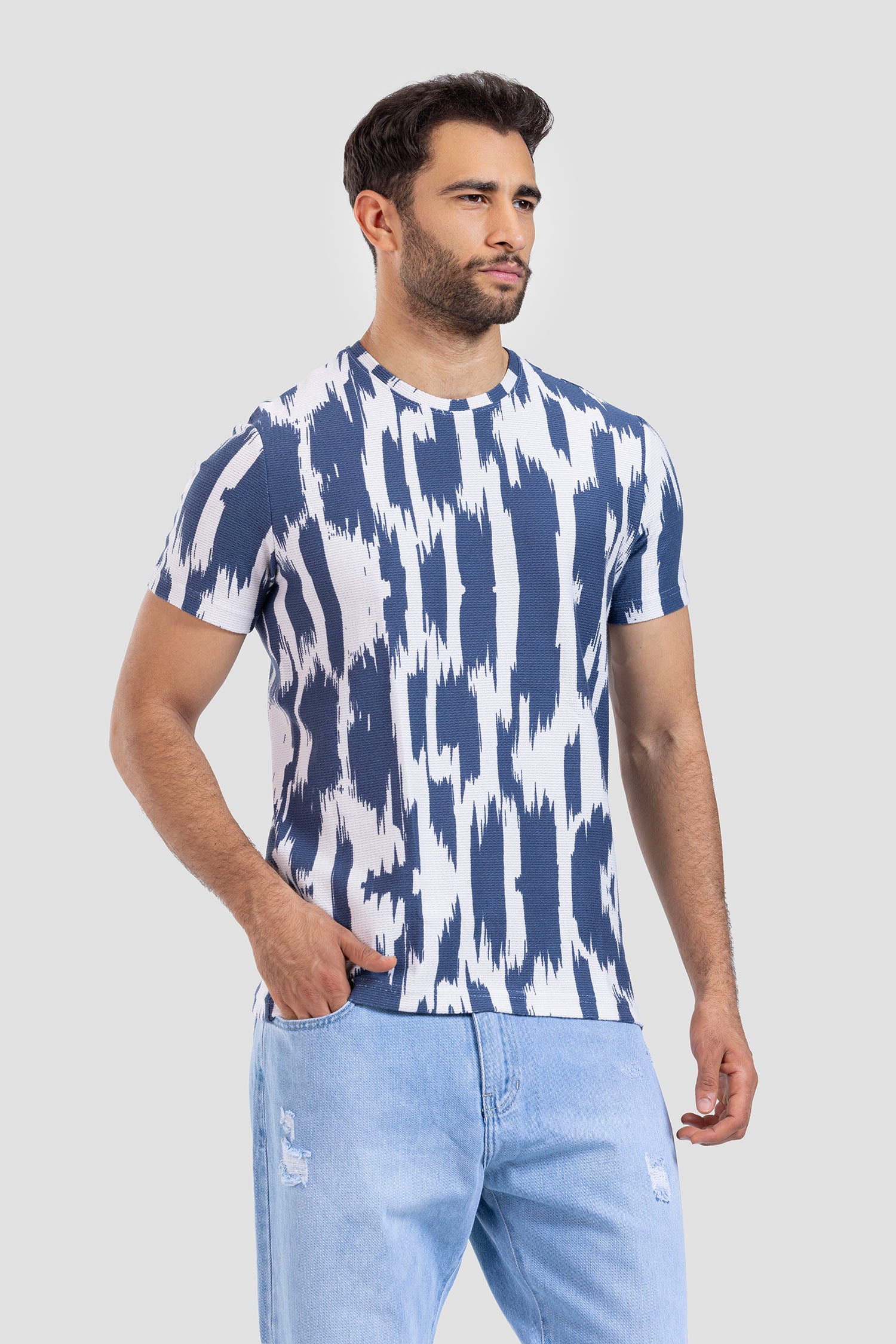 Crew Neck Printed T-shirt