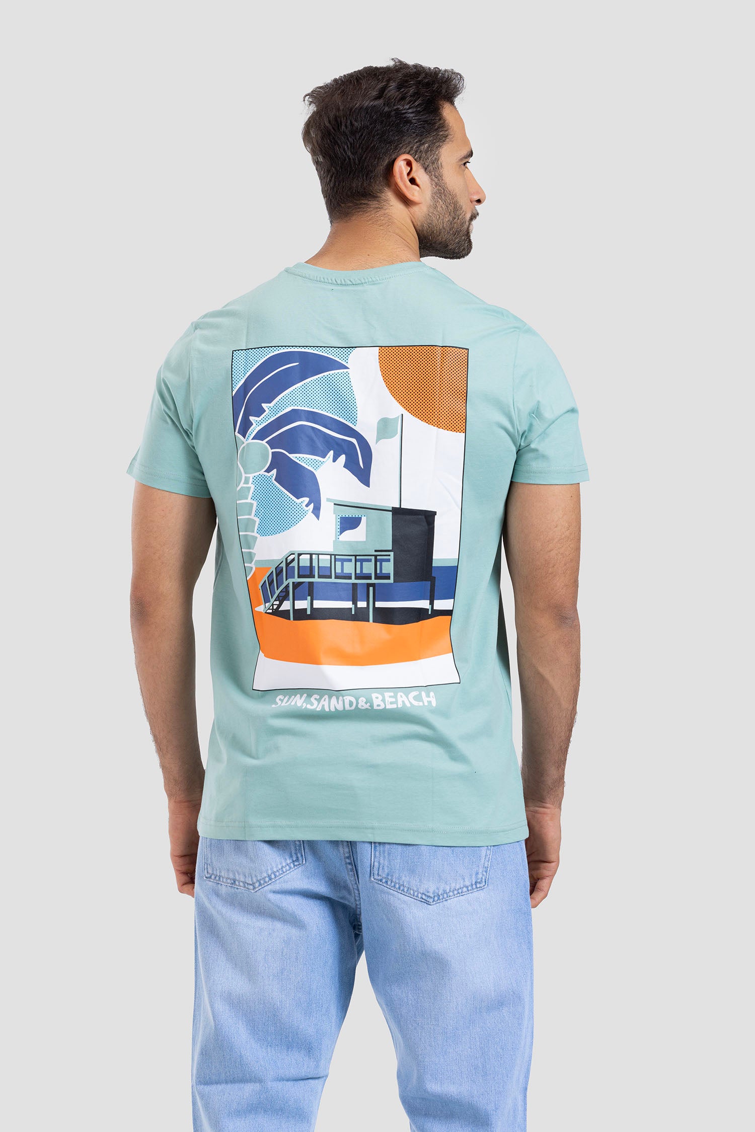 Crew Neck Printed T-shirt