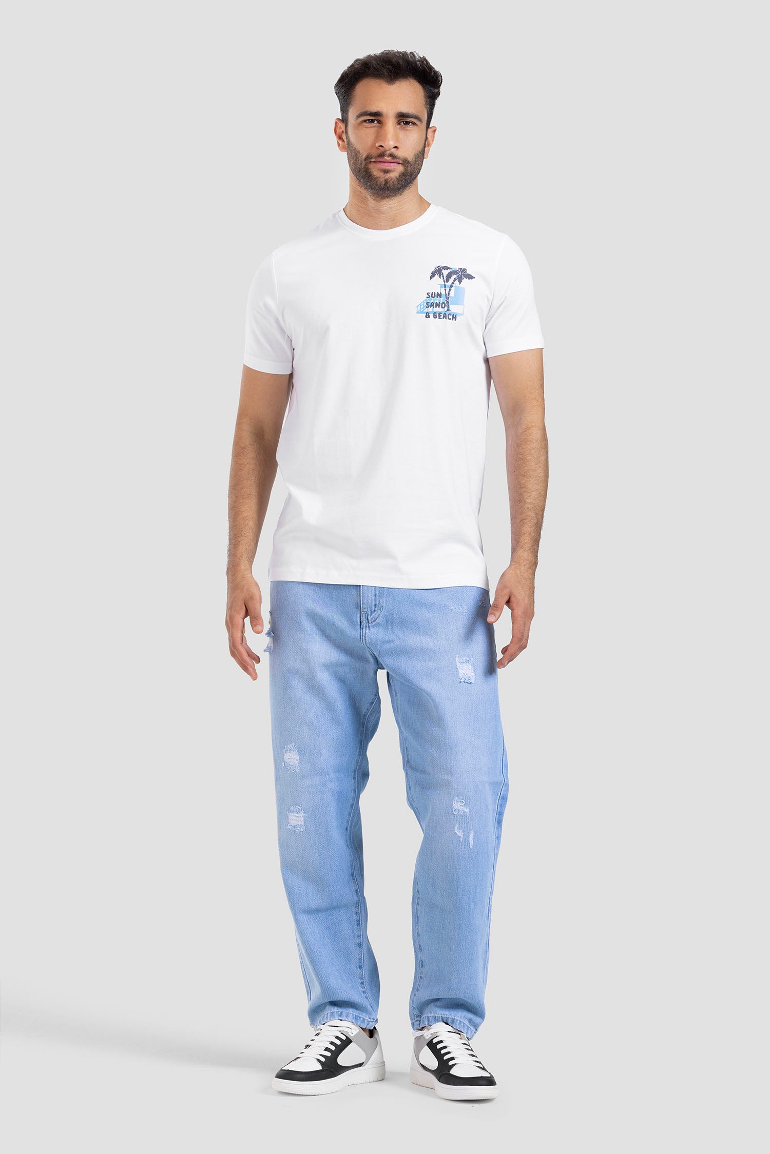 Crew Neck Printed T-shirt