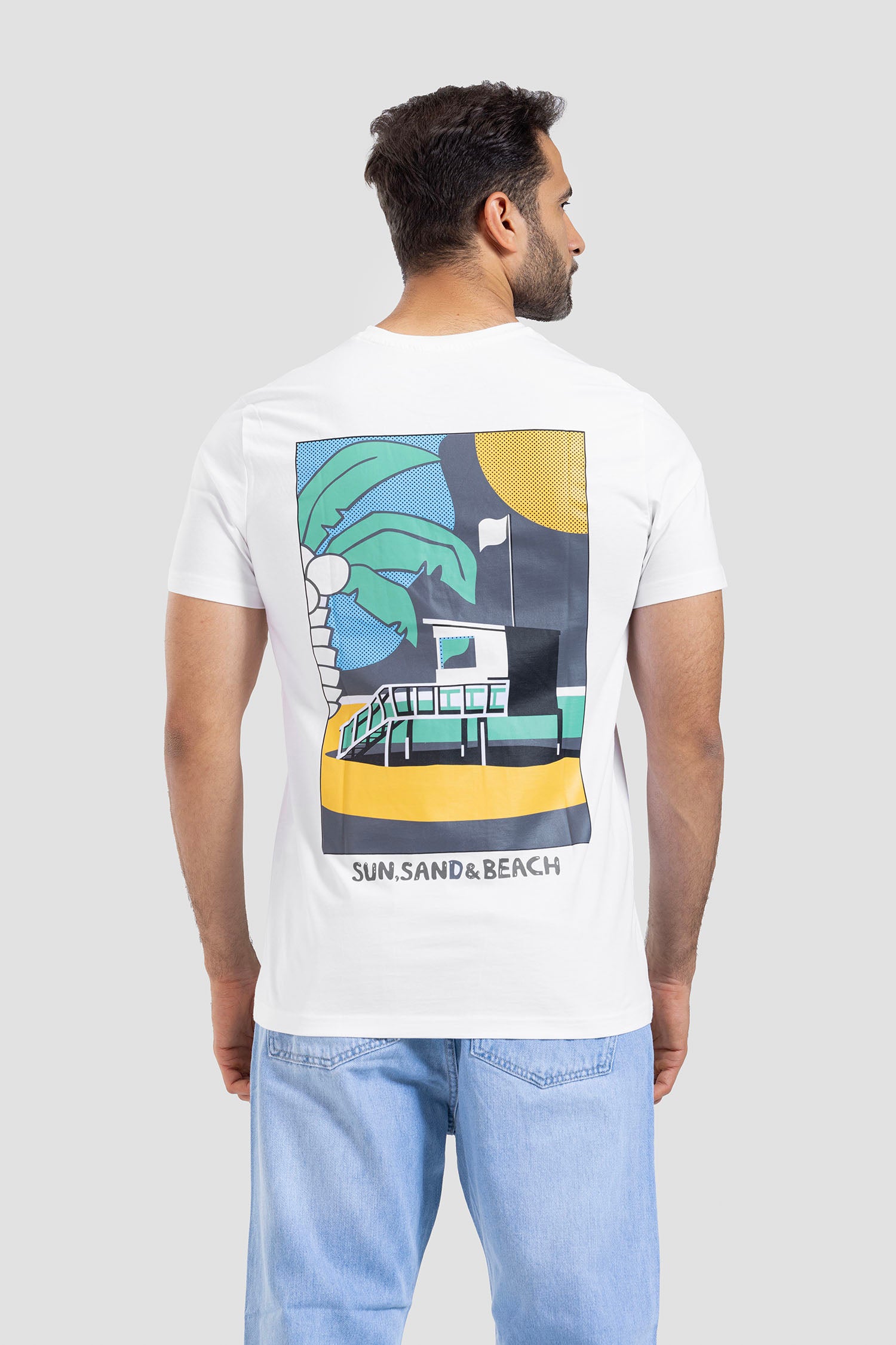 Crew Neck Printed T-shirt