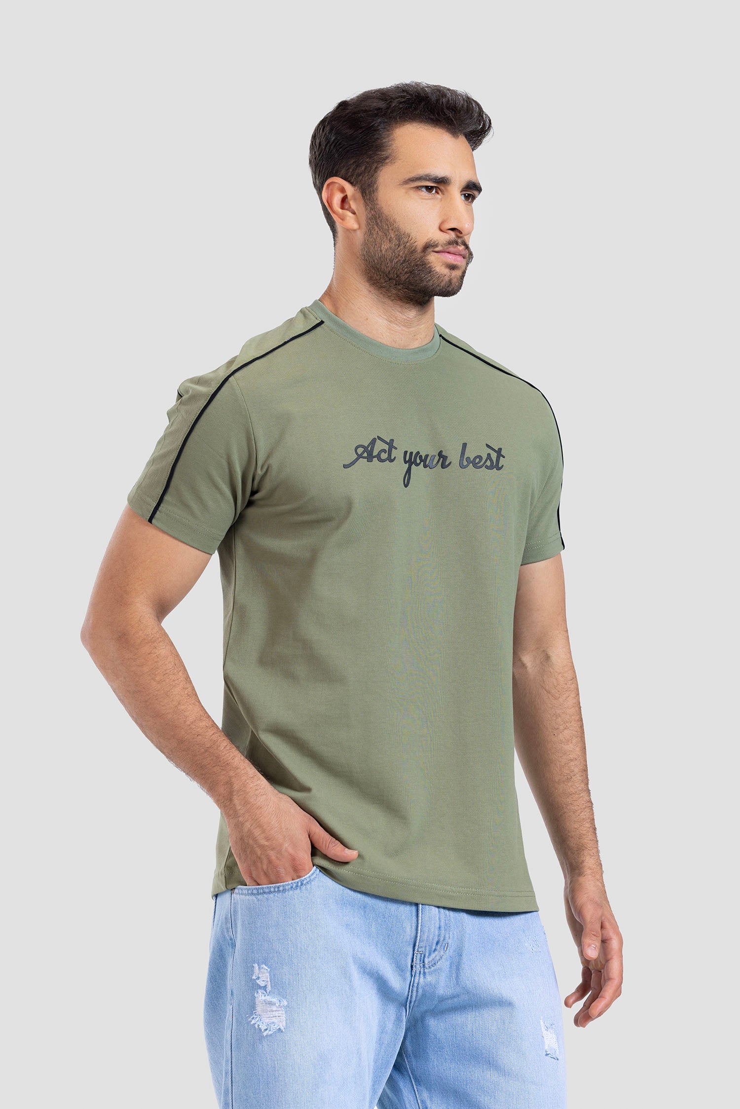 Crew Neck Printed T-shirt