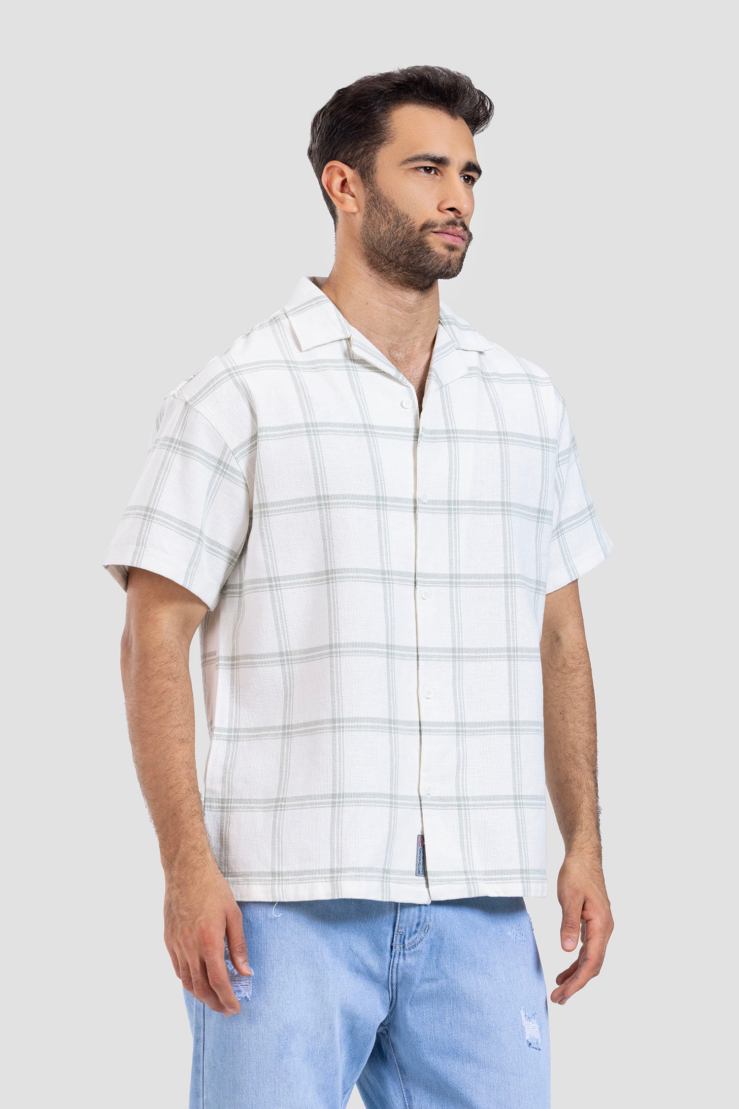 Slim Fit Checked Shirt