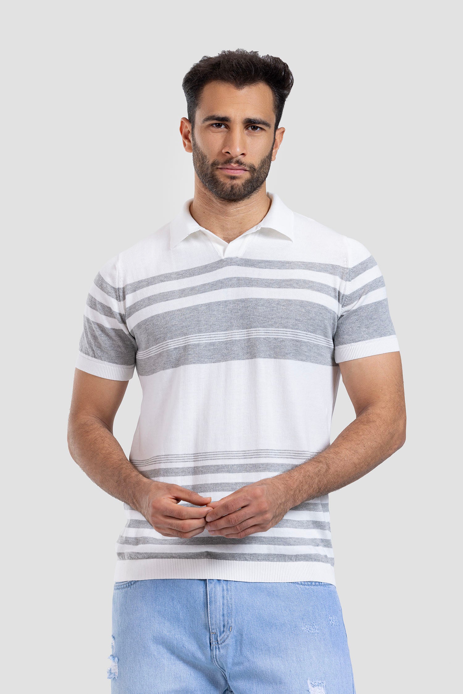 Knitted Polo Shirt