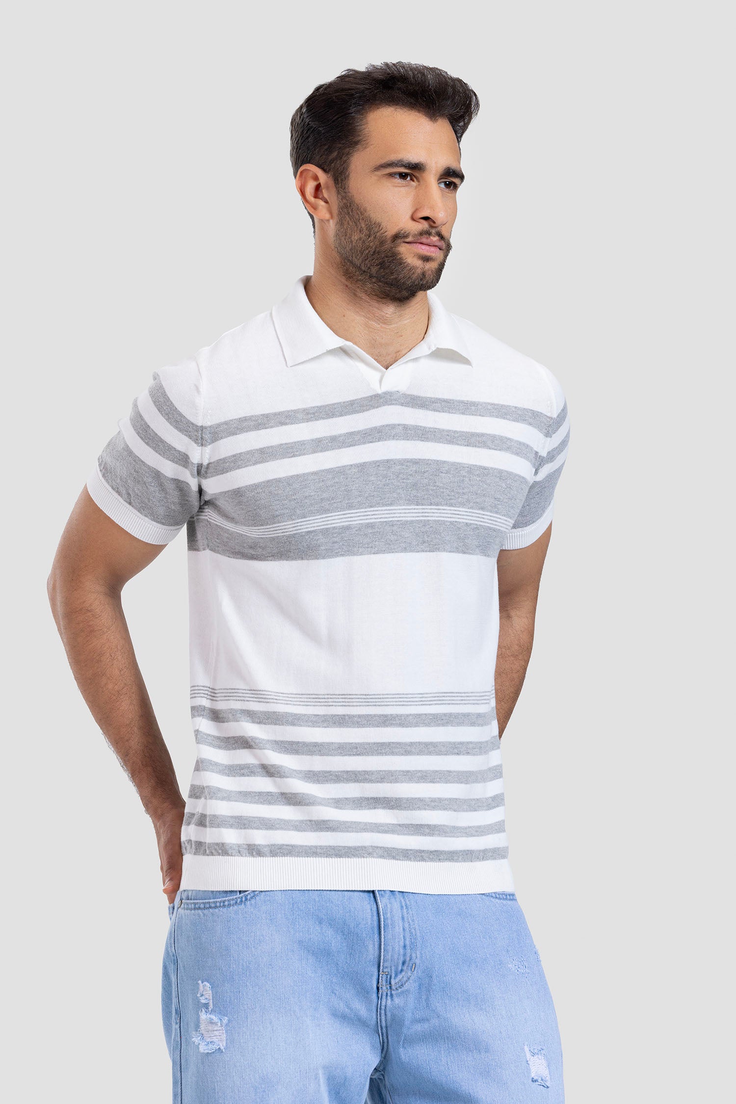 Knitted Polo Shirt