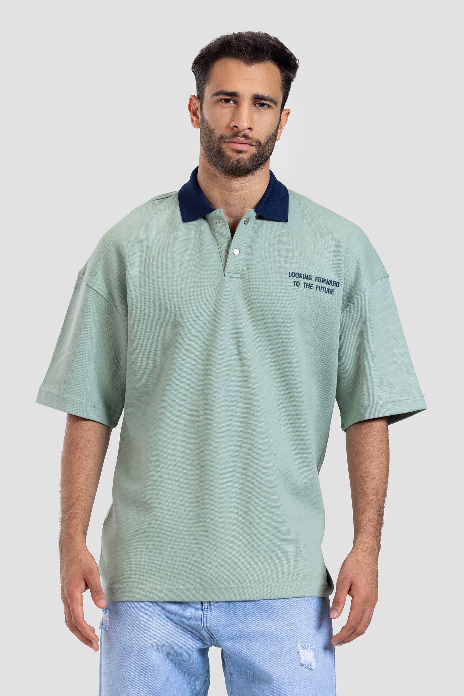 Over Size Polo Shirt