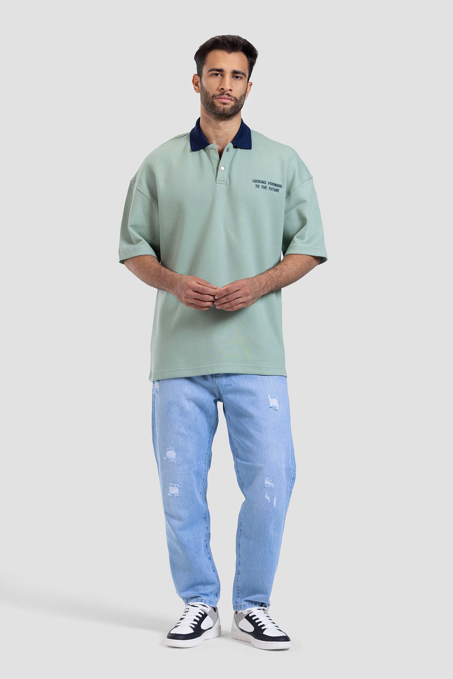 Over Size Polo Shirt