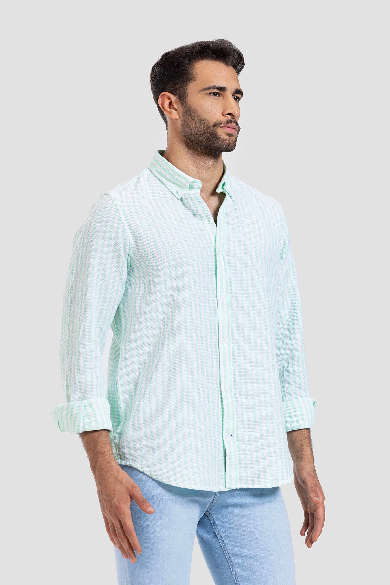 Slim Fit Striped Shirt