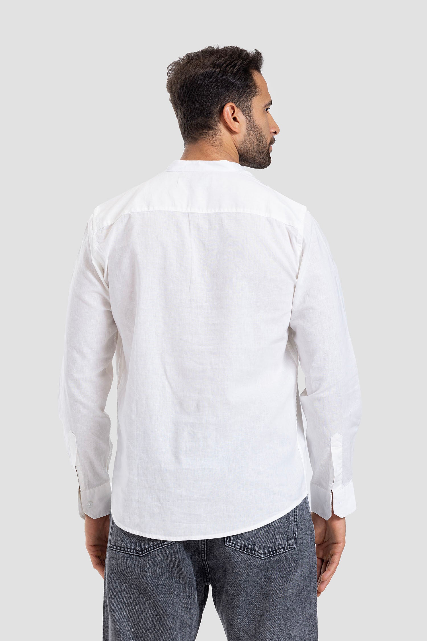 Slim Fit Solid Shirt