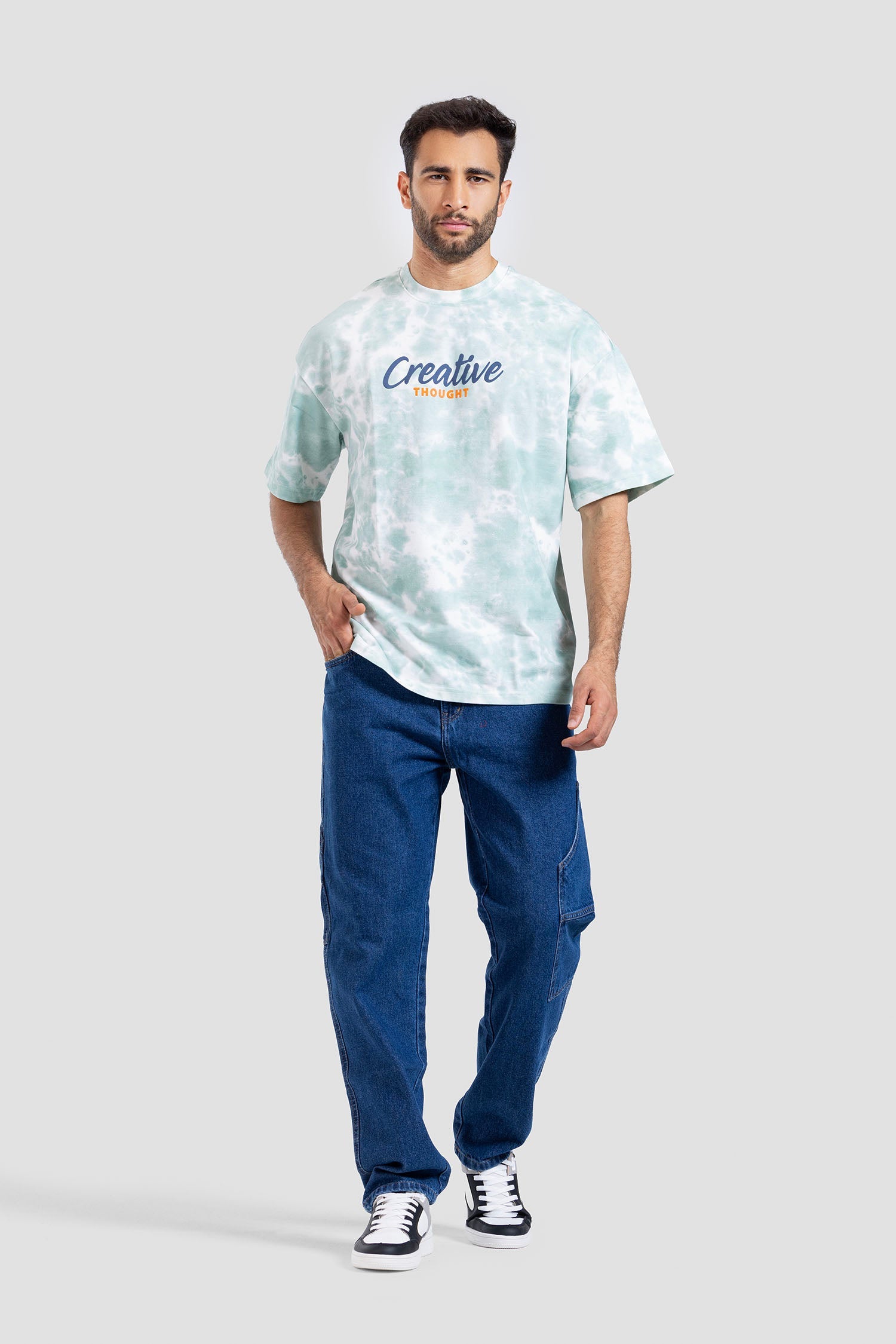 Crew Neck Over Size T-shirt