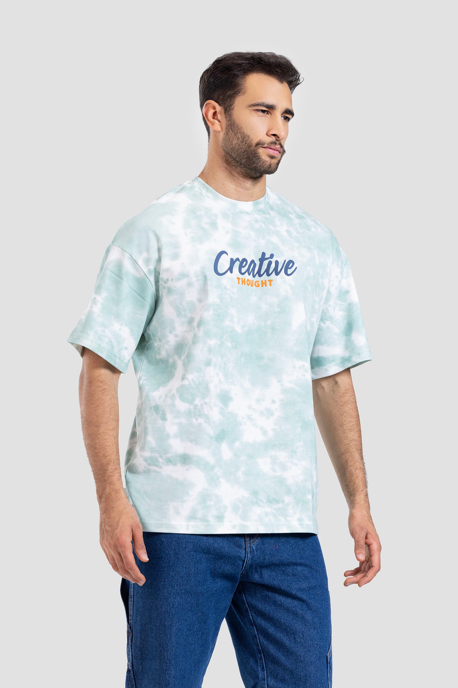 Crew Neck Over Size T-shirt