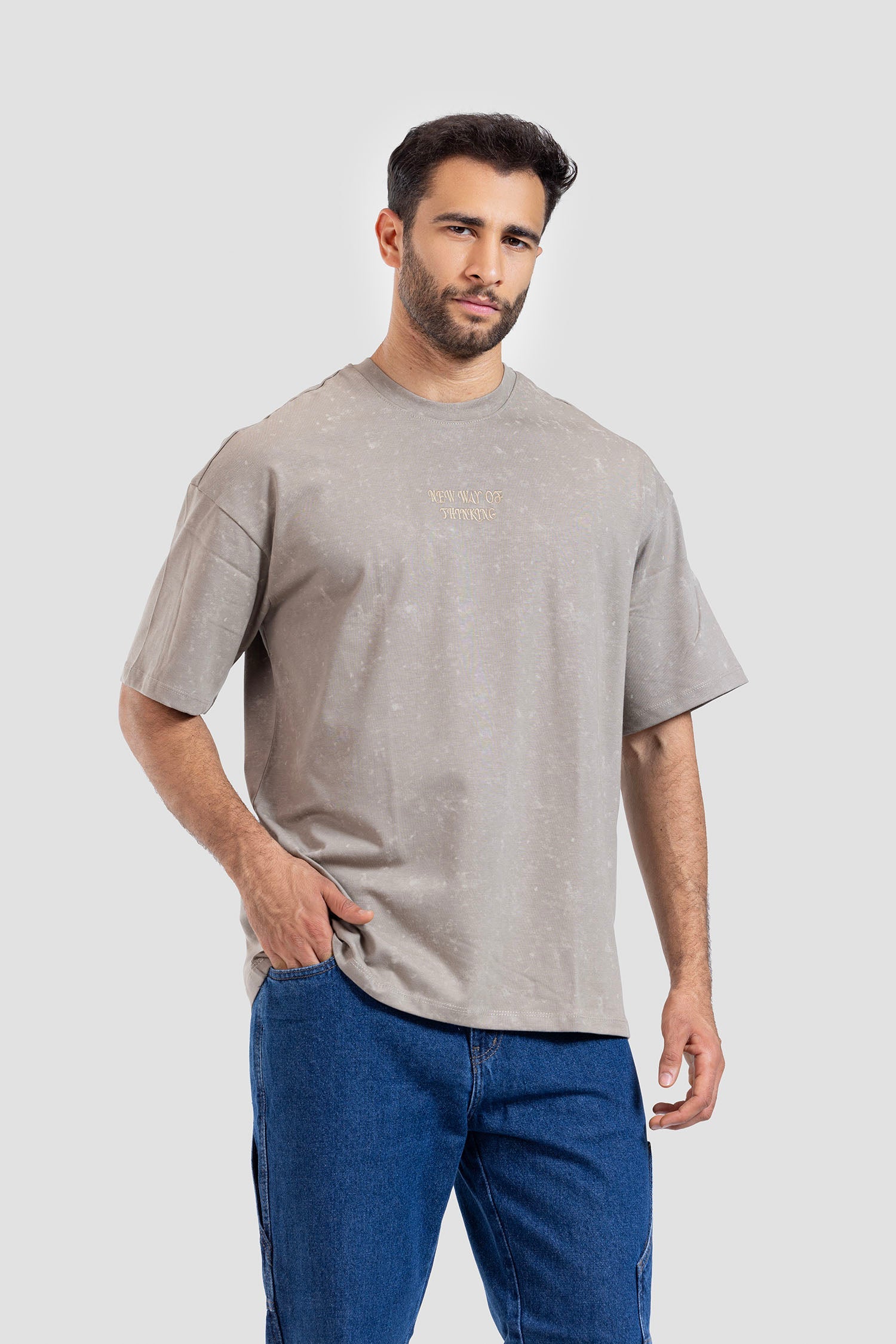Crew Neck Over Size T-shirt