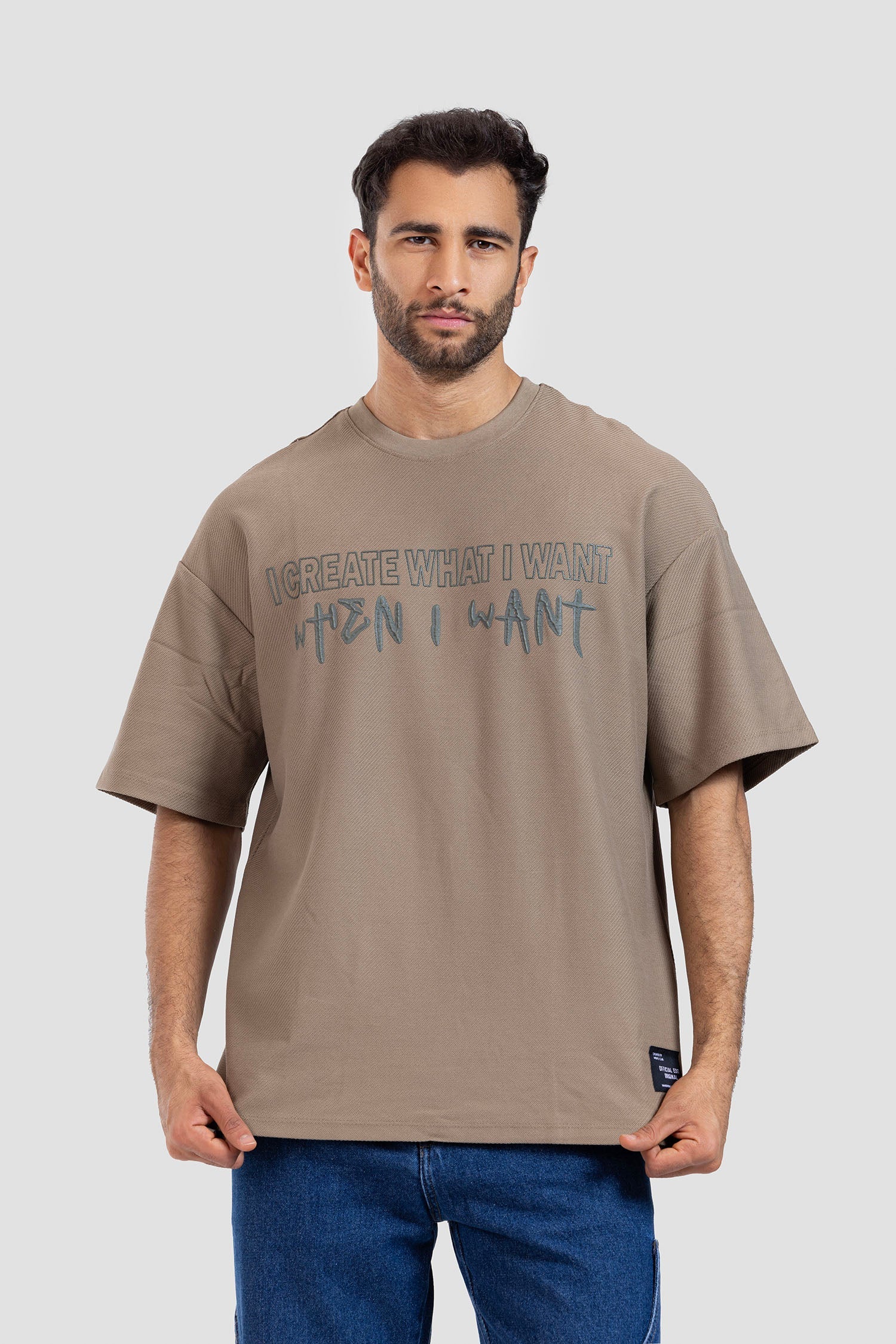Crew Neck Over Size T-shirt