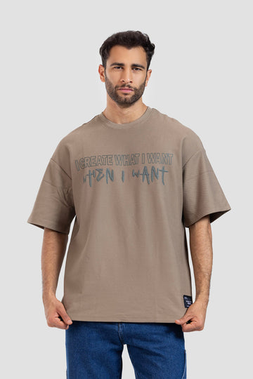 Crew Neck Over Size T-shirt