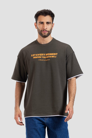 Crew Neck Over Size T-shirt