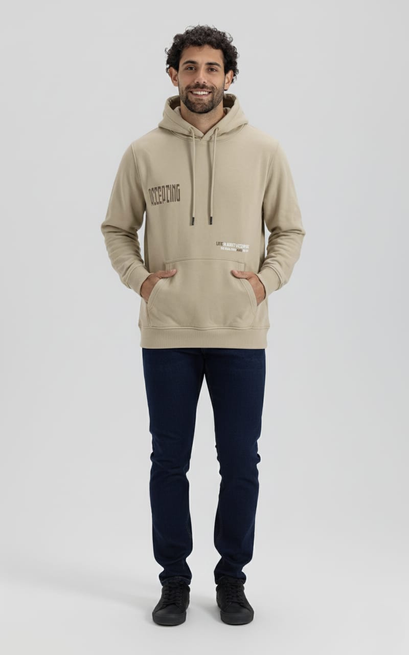 Printed Hoodie Sweatshirt