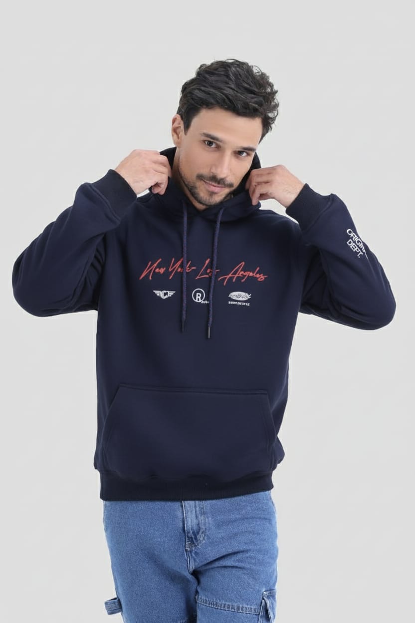 Printed Hoodie Sweatshirt