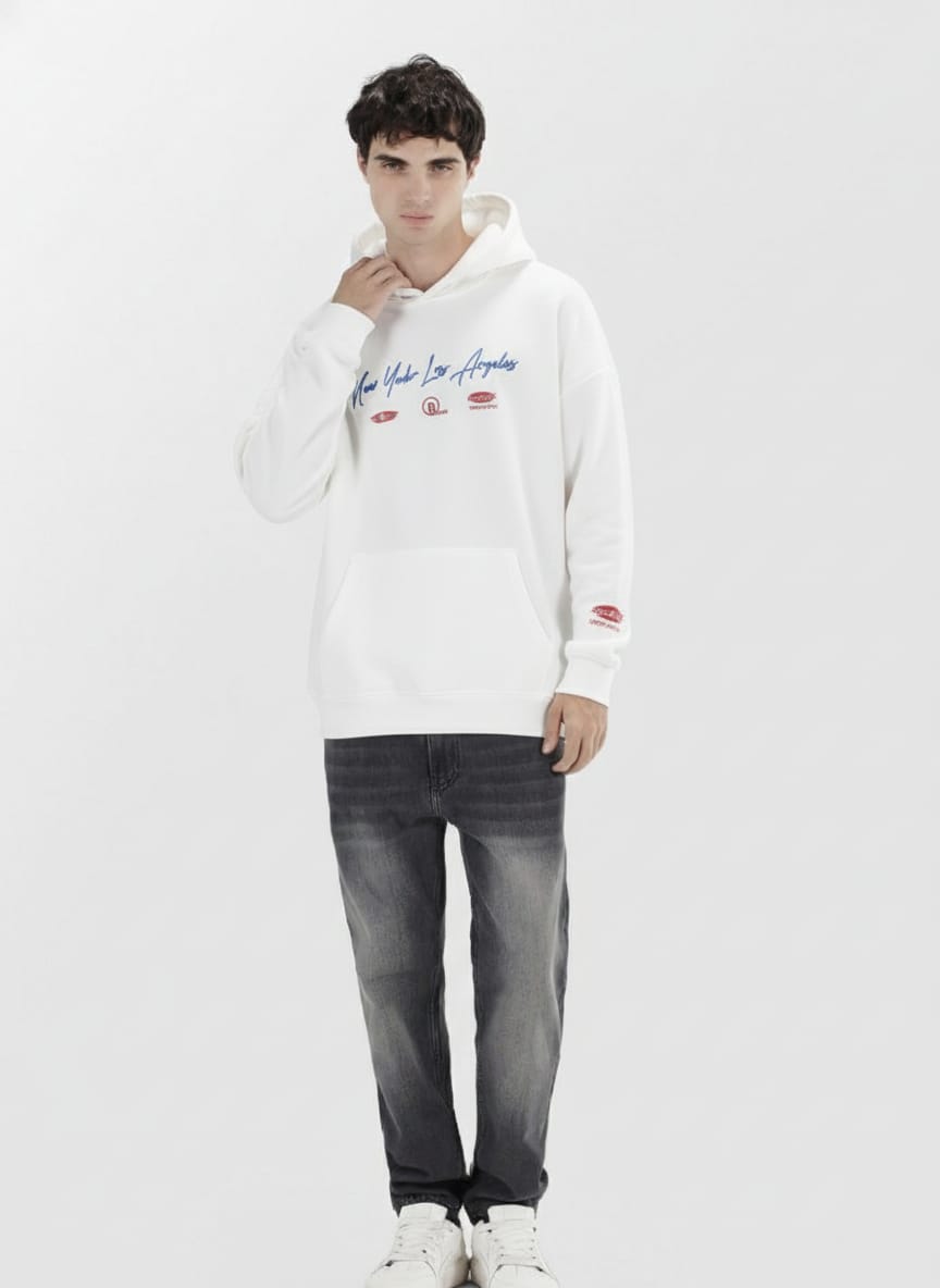 Printed Hoodie Sweatshirt