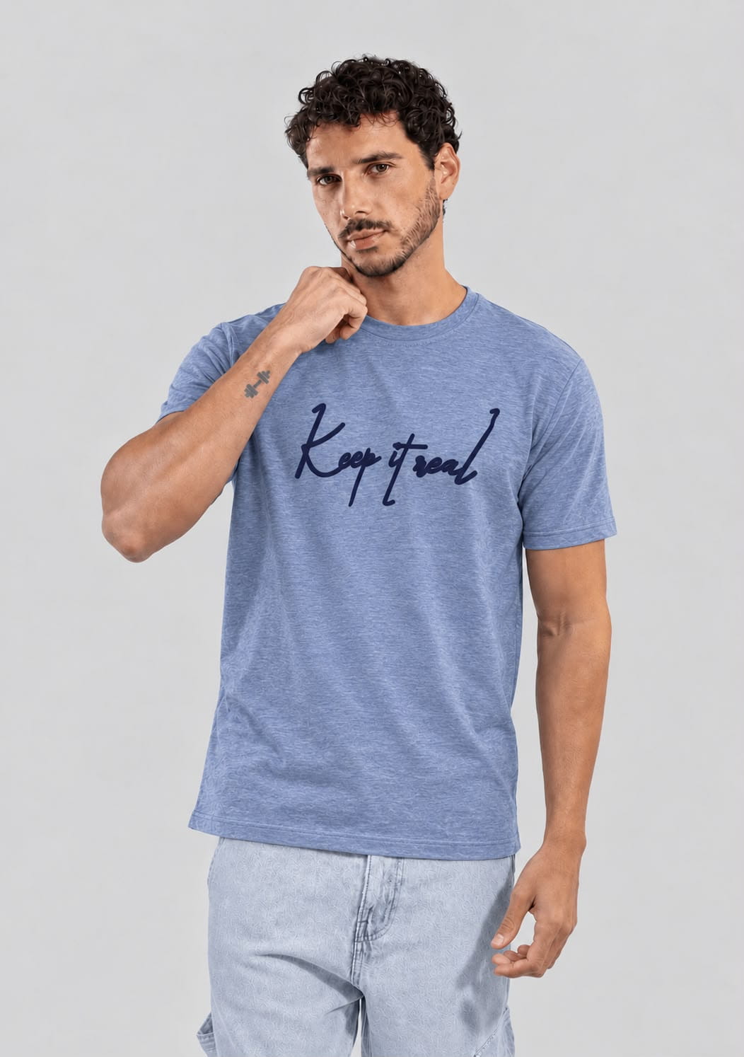 Crew Neck Printed T-Shirt