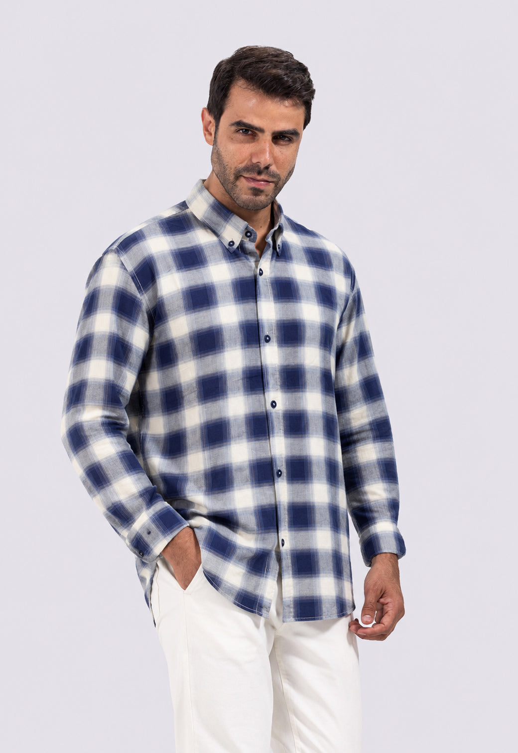 Slim Fit Checked Shirt