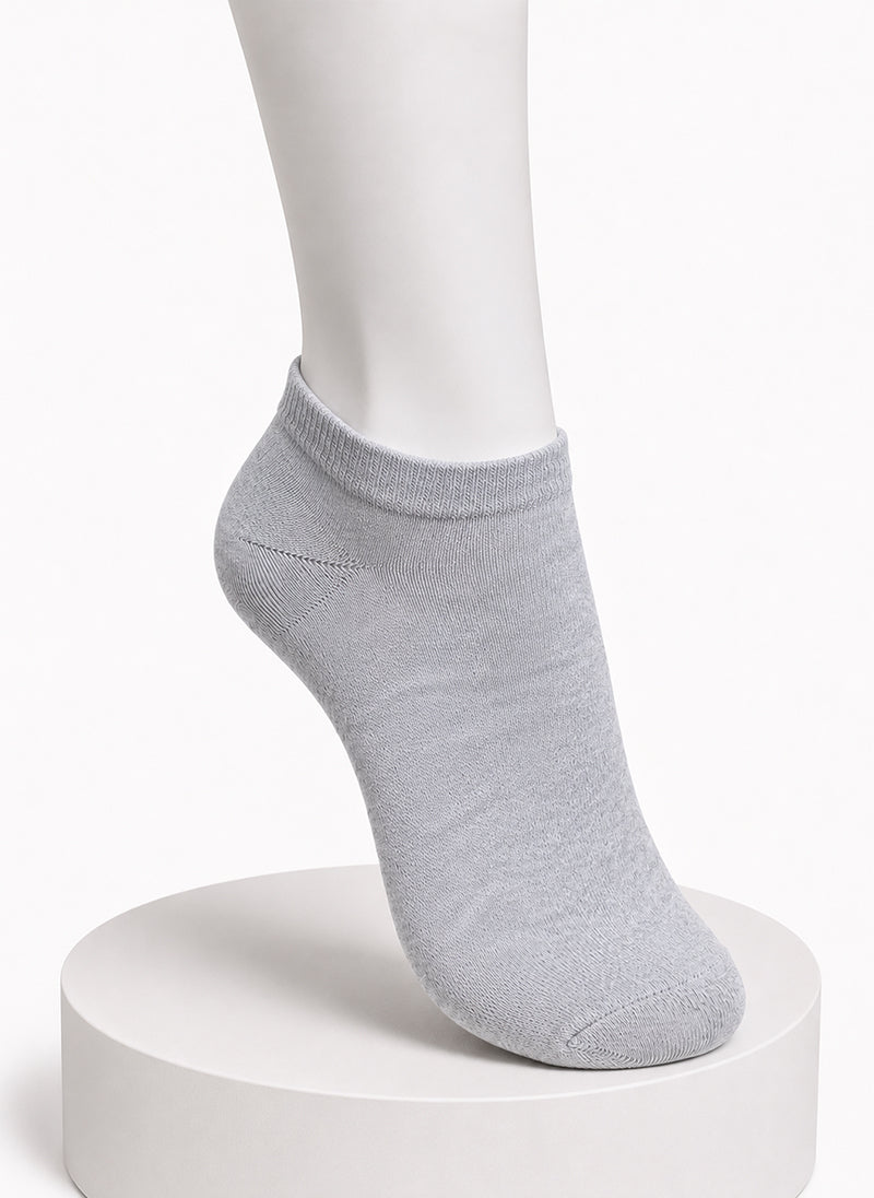 Silver Medium Towel Socks
