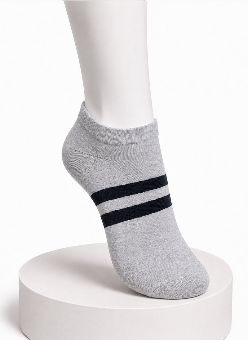 Silver Medium Towel Socks