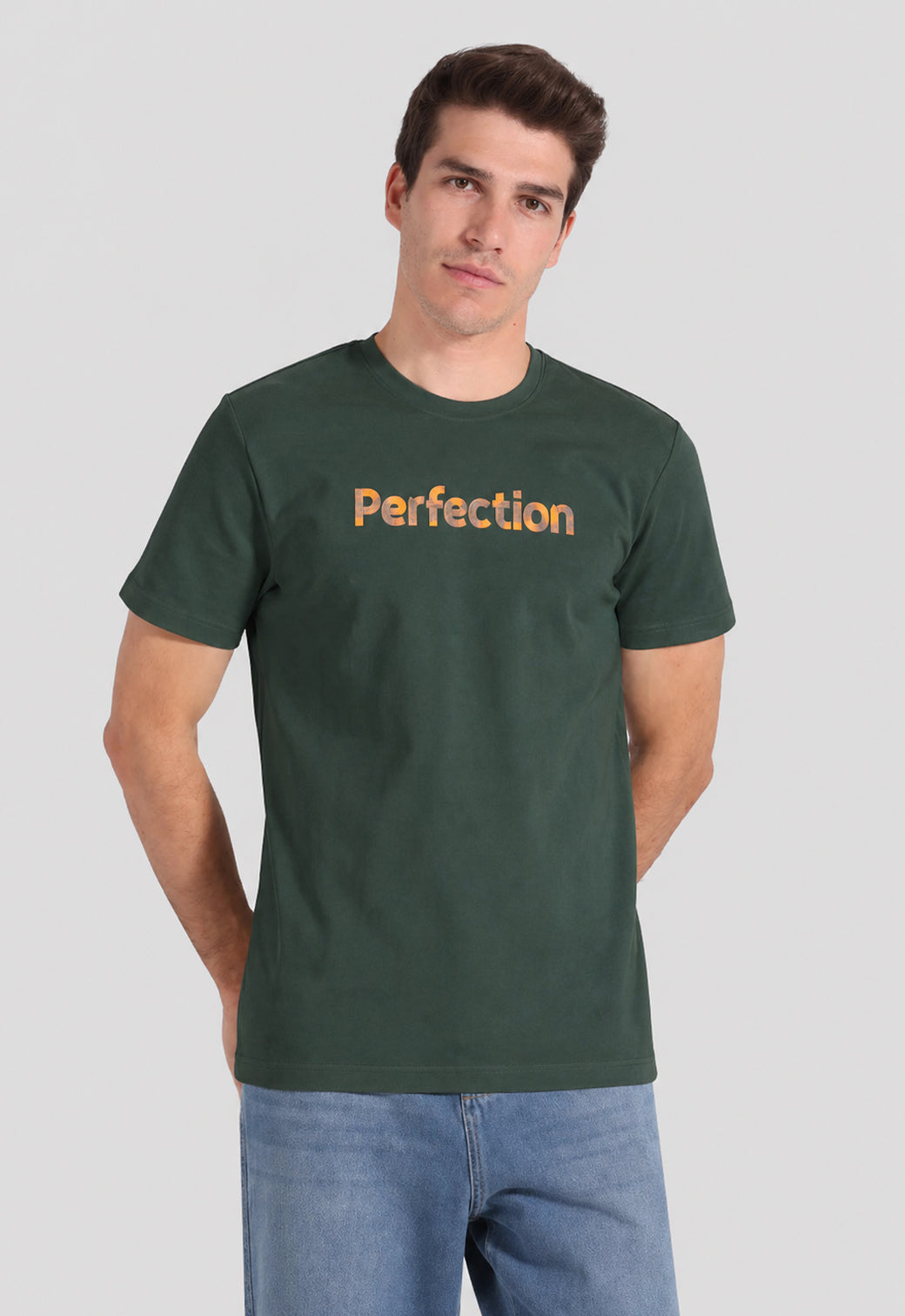 Crew Neck Printed T-Shirt