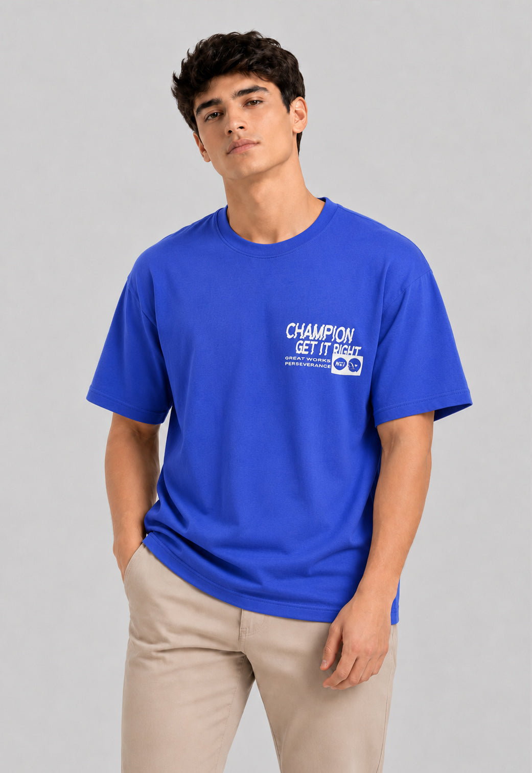 Crew Neck Printed T-shirt