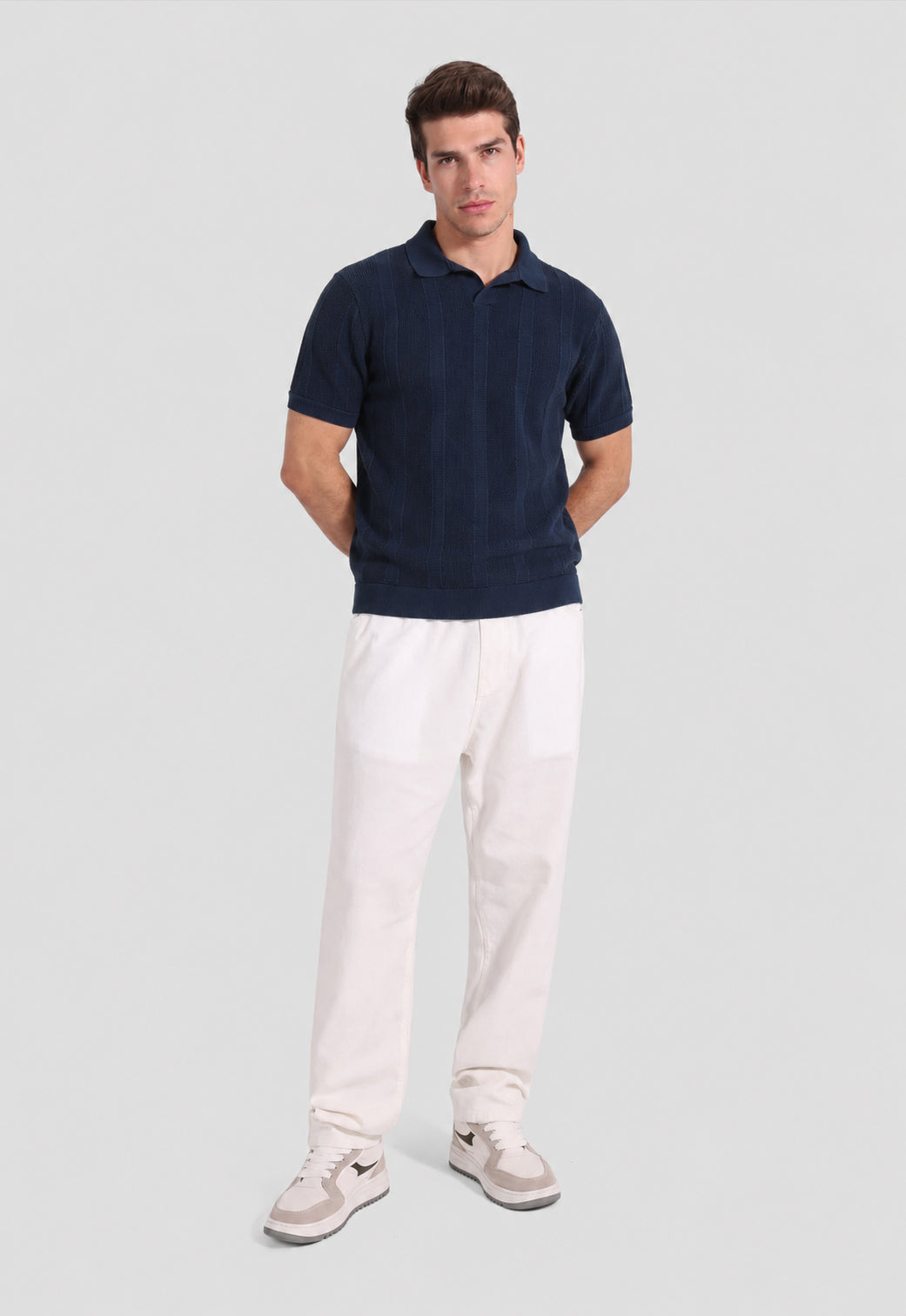 Regular Fit Knitted Polo Shirt