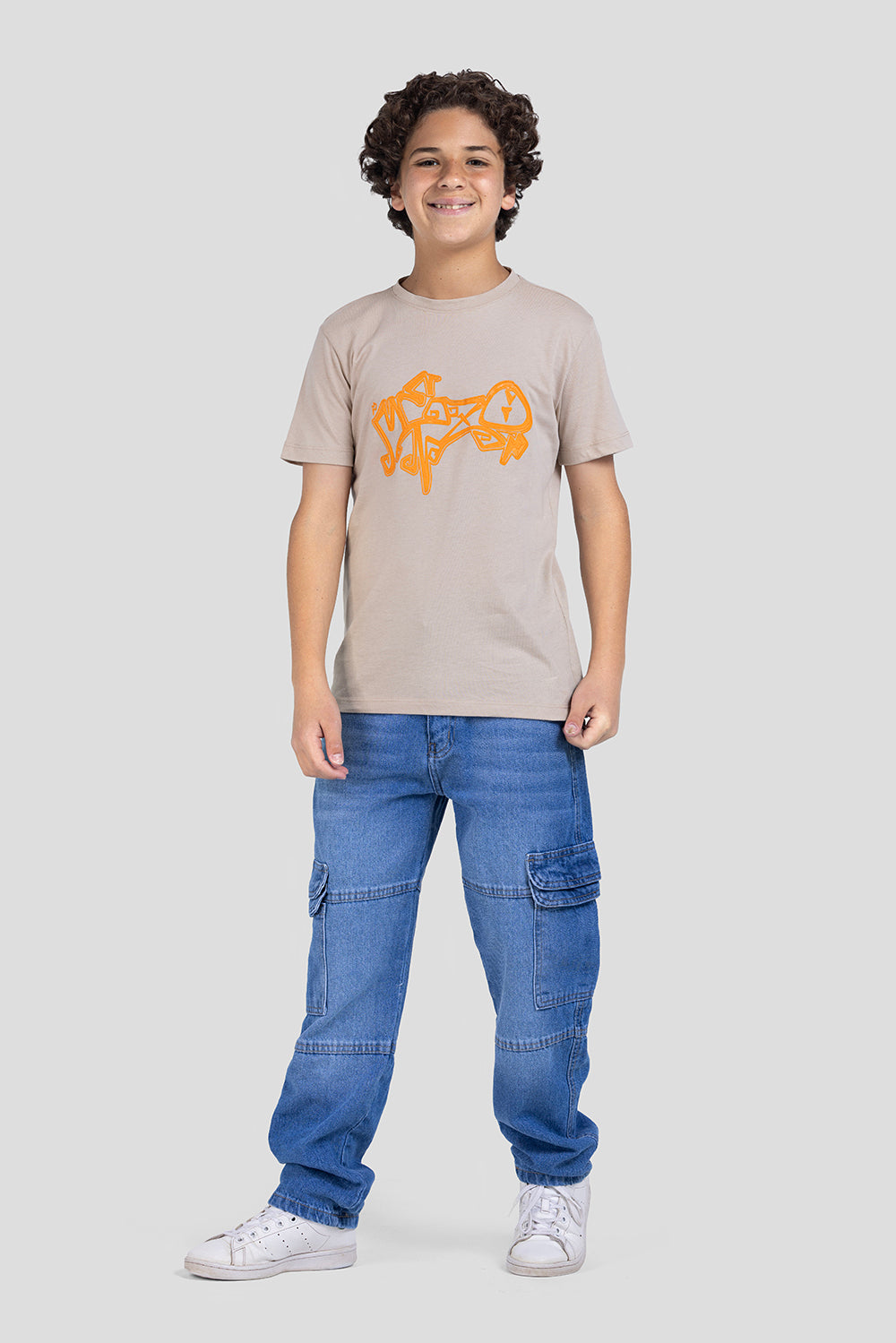 Crew Neck Printed T-Shirt