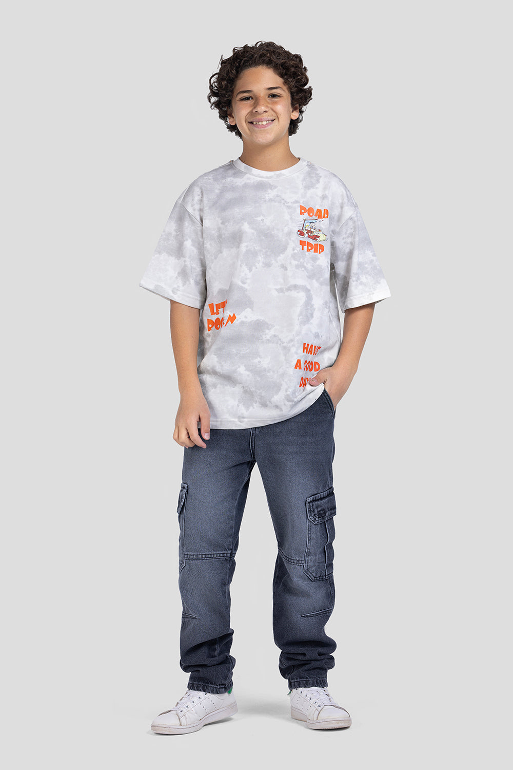 Crew Neck Over Size T-shirt