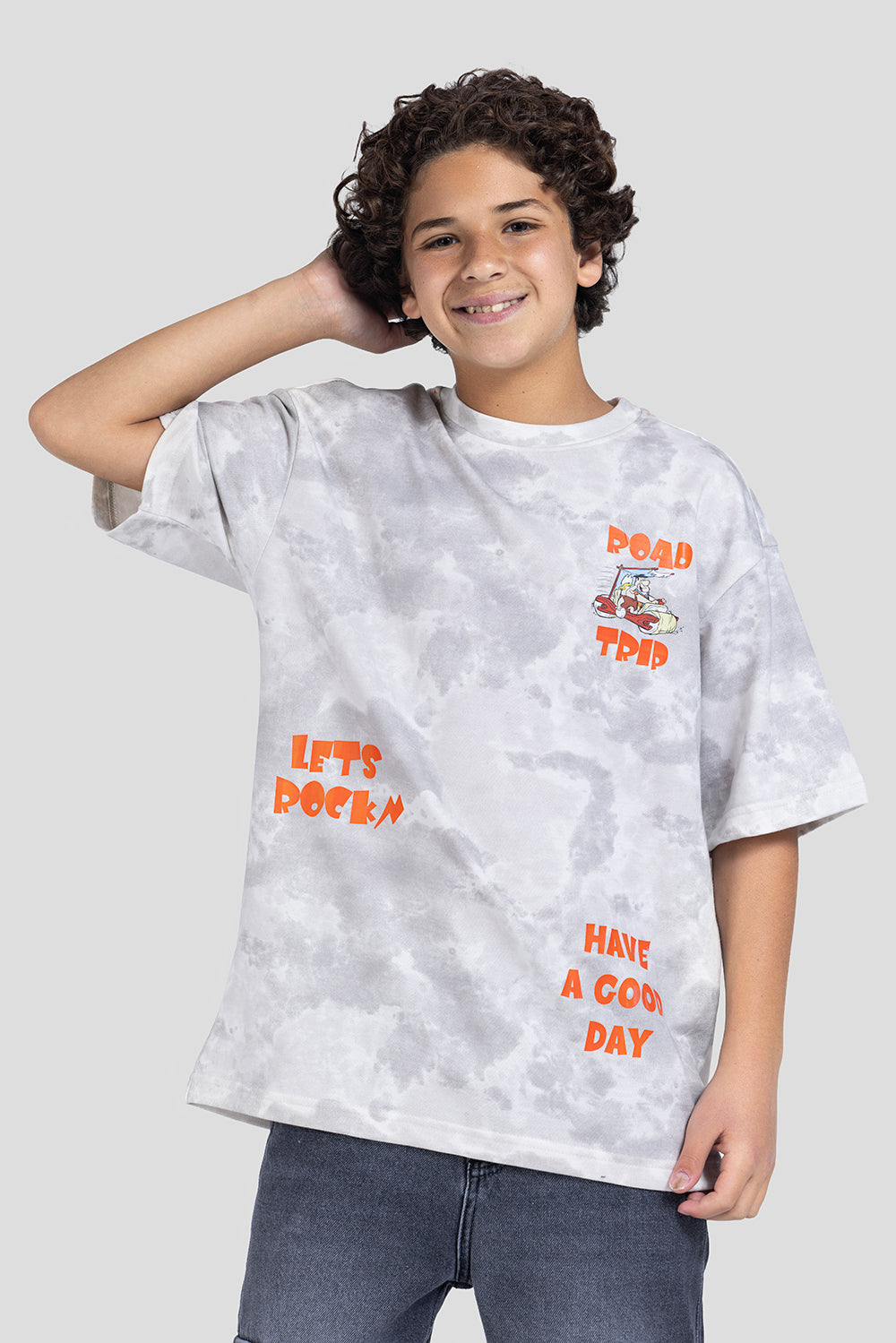 Crew Neck Over Size T-shirt