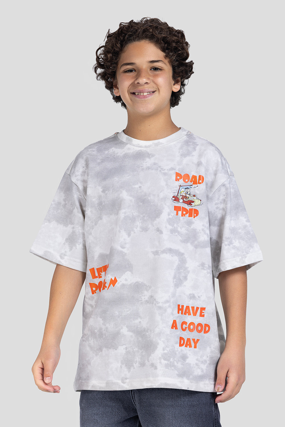 Crew Neck Over Size T-shirt