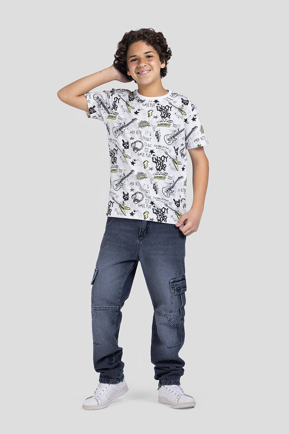 Crew Neck Printed T-Shirt