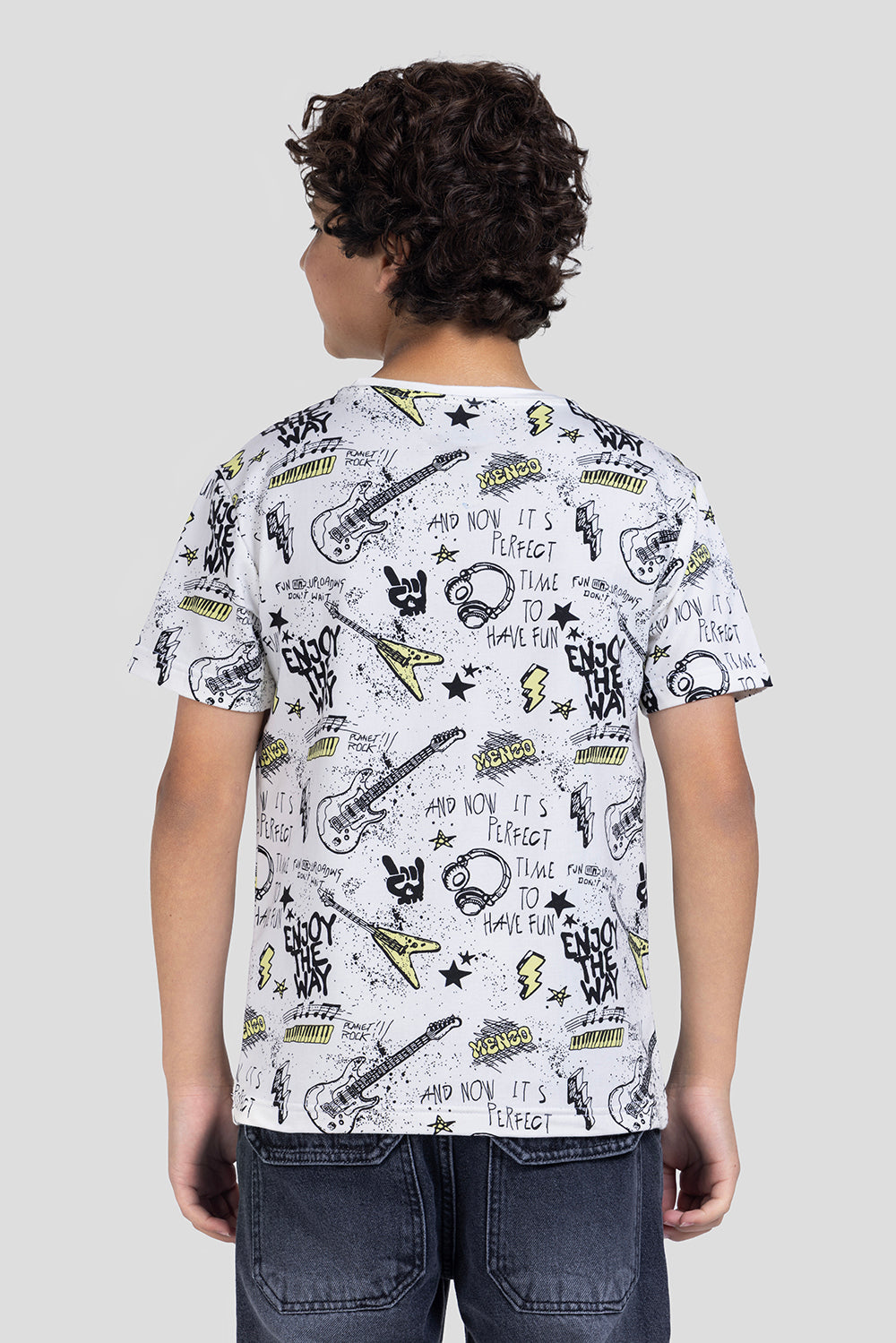 Crew Neck Printed T-Shirt