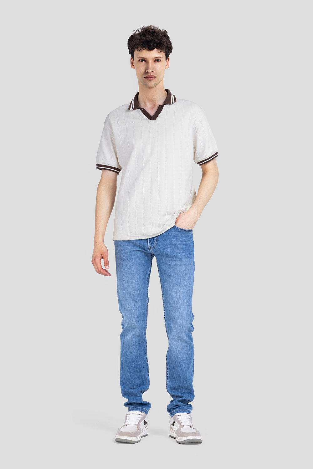 Slim Fit Denim Pants