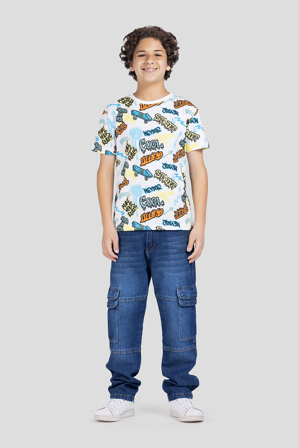 Crew Neck Printed T-Shirt