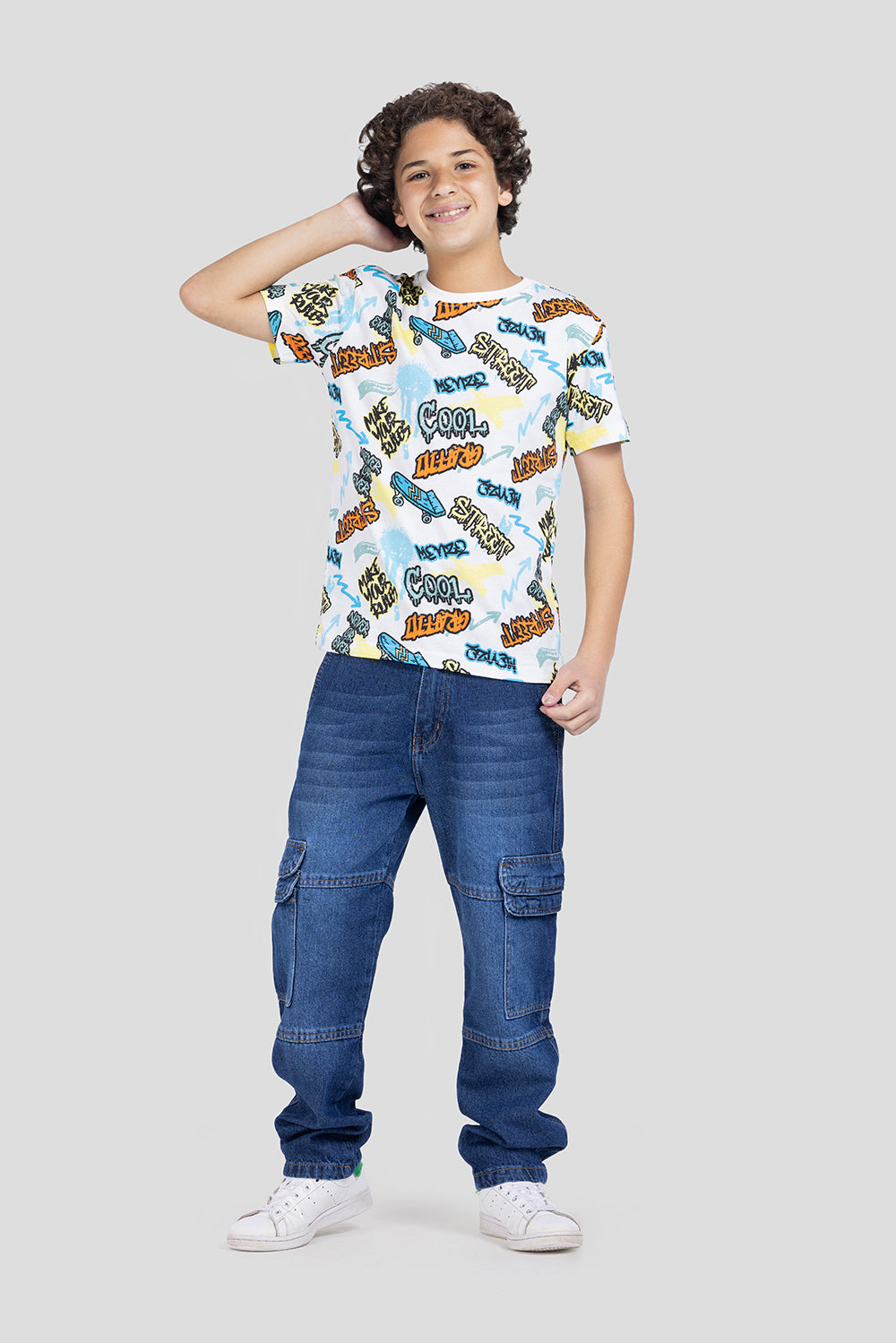 Crew Neck Printed T-Shirt