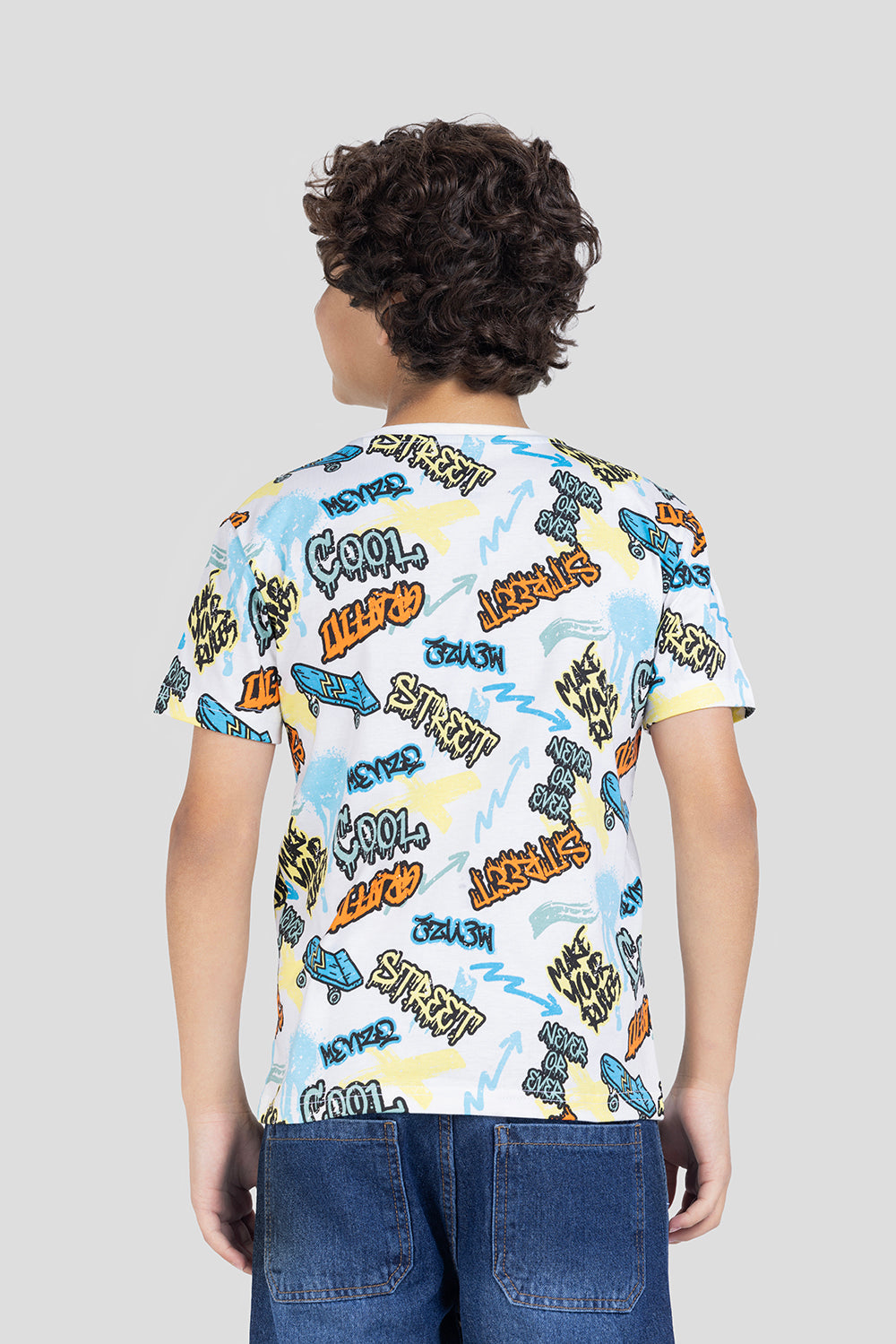 Crew Neck Printed T-Shirt